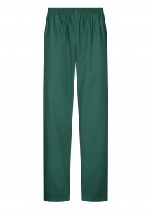 Dezente Schlupfhose in flaschengrün – Unisex von