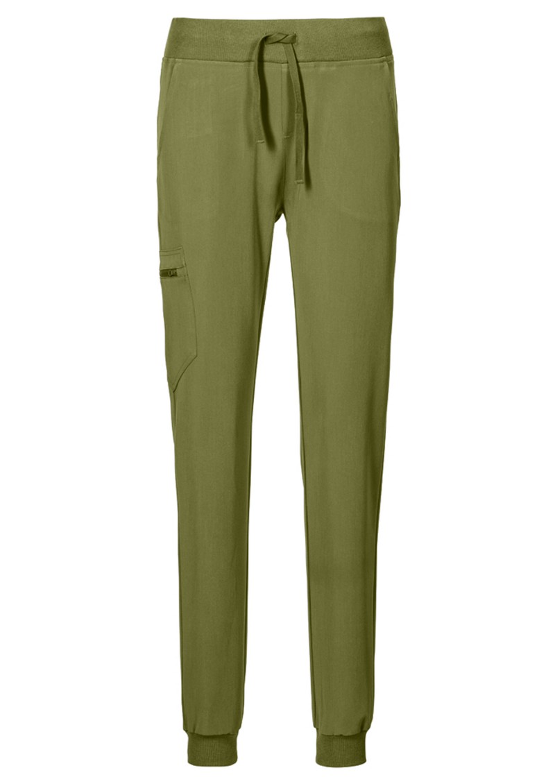 Unisex Schlupfhose mit Stretch (Olive)