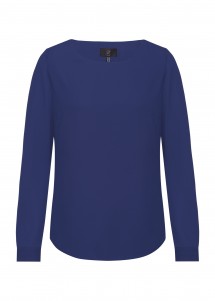 Chiffon-Bluse für Damen (marineblau)
