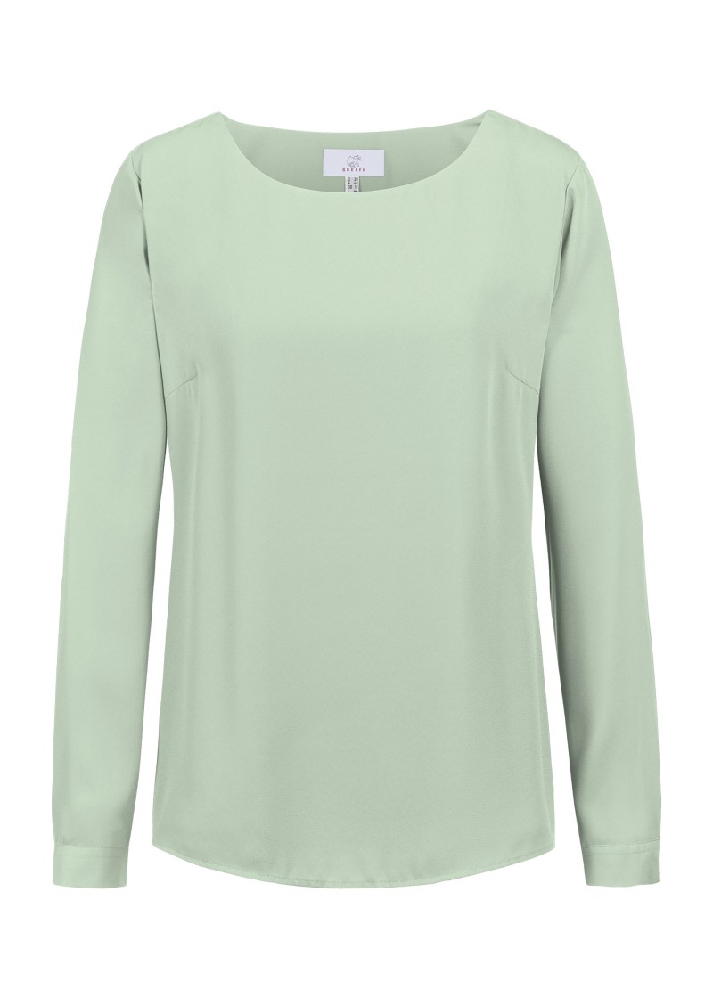Chiffon-Bluse für Damen (mint)