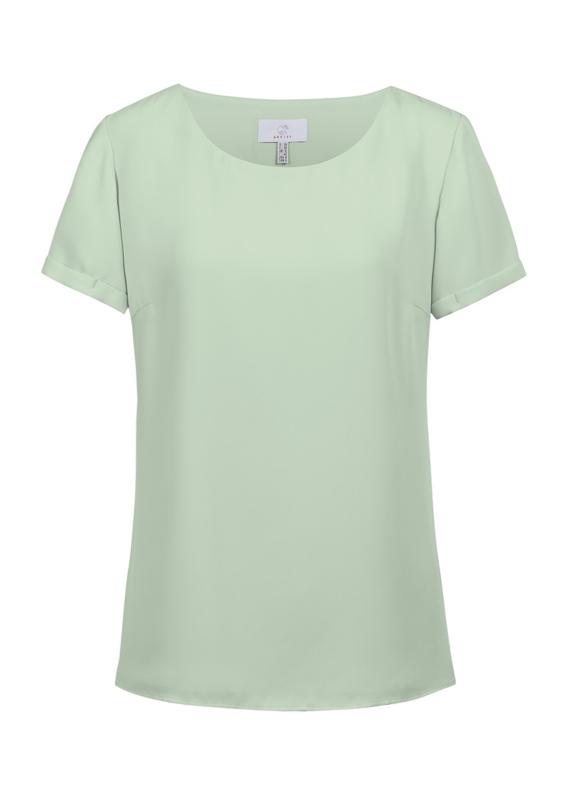Mint Chiffon-Bluse für Damen