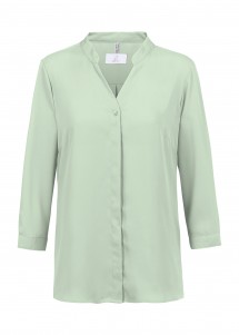 Damen Chiffon-Bluse Mint Greiff Regular Fit vorne