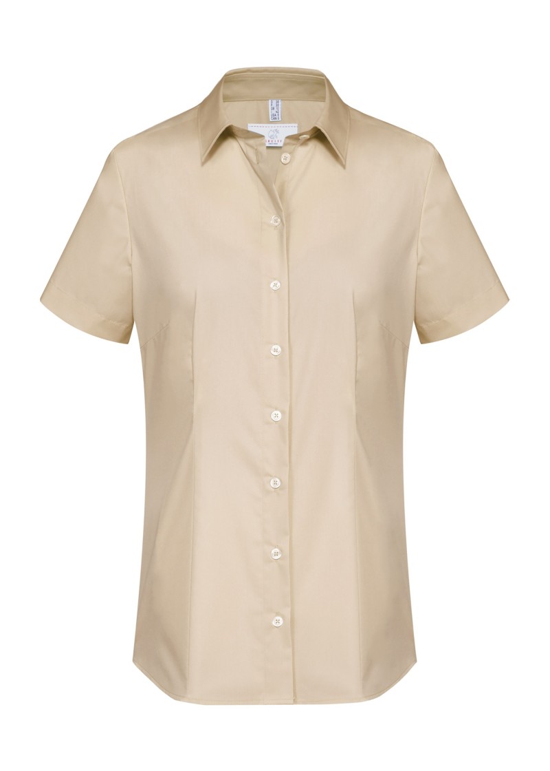 Stretch Damenbluse (beige)
