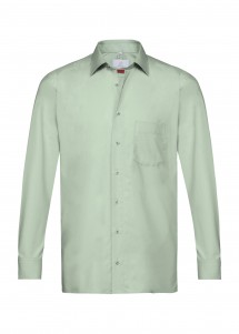 Herren-Hemd  /  Langarm  /  mint