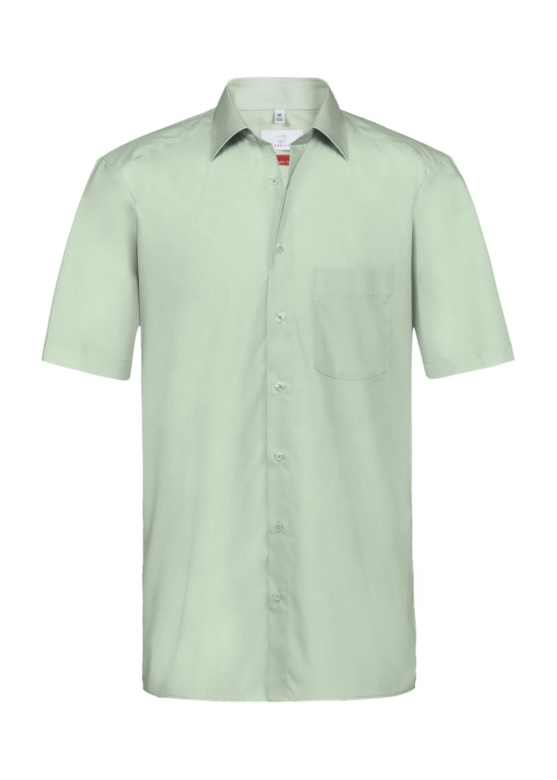 Herren-Hemd mit Kurzarm (Farbe: mint)