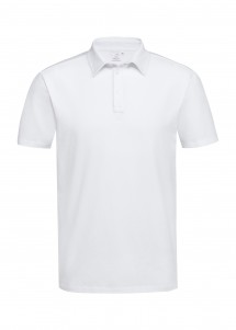 Poloshirt für Herren in Weiß von Greiff vorne