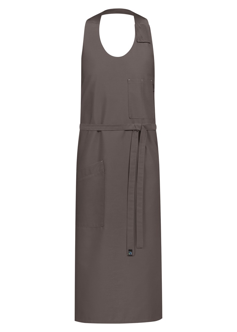 Sommelier-Schürze  /  77 x 100cm in taupe