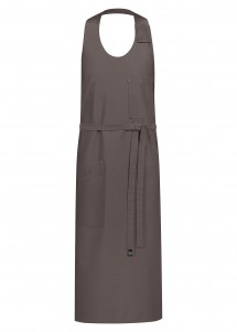 Sommelier-Schürze  /  77 x 100cm in taupe