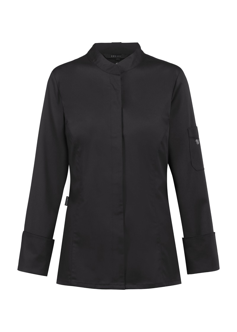 Damen Kochjacke (schwarz) Regular Fit