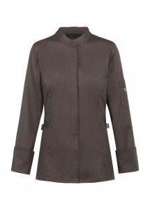 Damen Kochjacke (taupe) Regular Fit