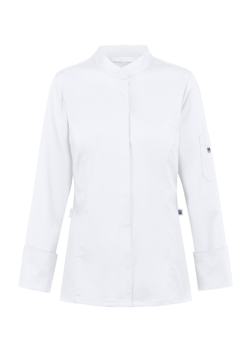 Damen Kochjacke (weiß) Regular Fit