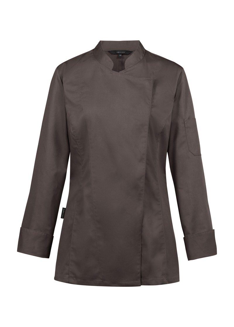 Damen Kochjacke (taupe)