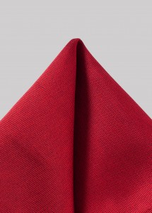 Rotes Mikrofaser-Einstecktuch mit fein gepunkteter Struktur von Puccini