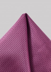 Pinkes Mikrofaser-Einstecktuch mit feiner Panama-Webbindung