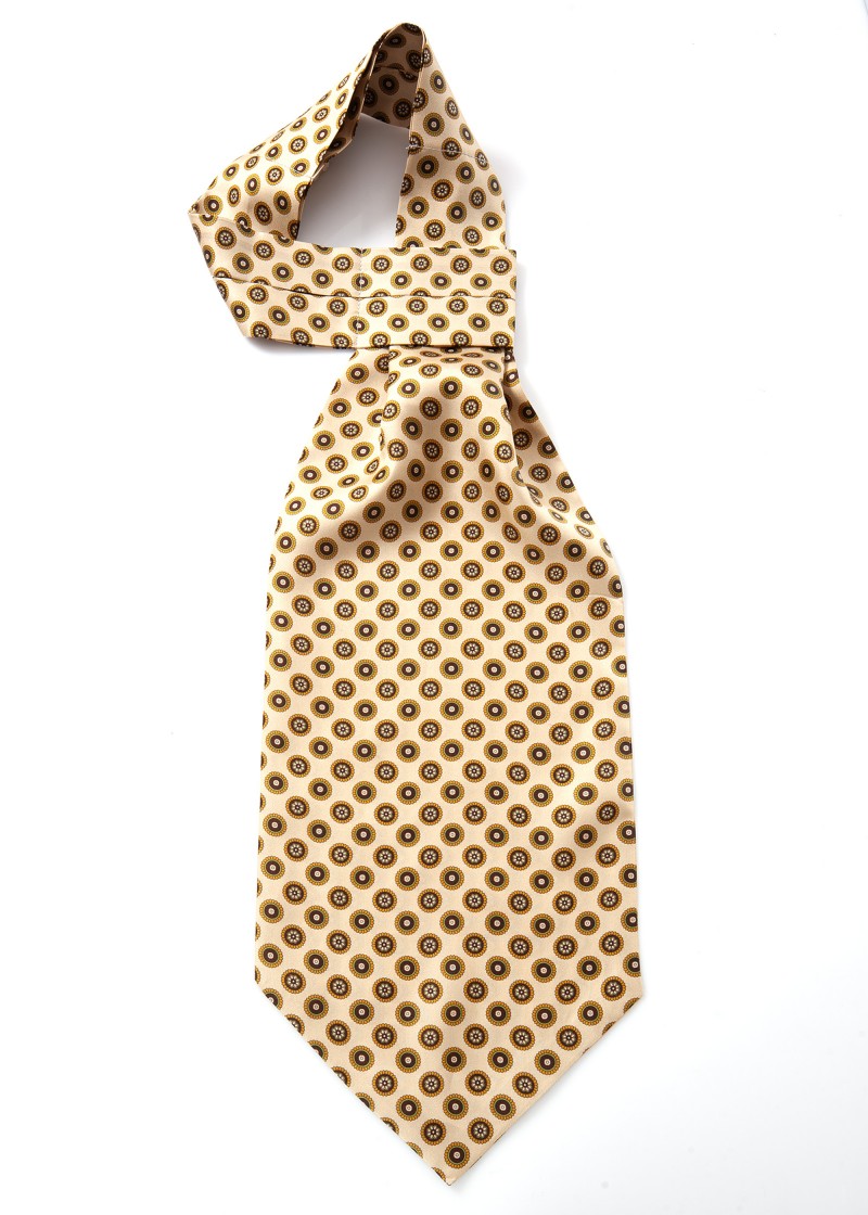 Cantucci Ascot-Schal aus Seide mit