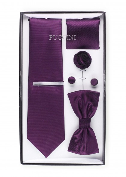 Geschenk-Set aus dem gleichen Stoff und Farbe