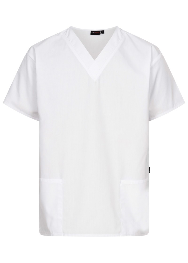 Kasack weiß unisex preiswert