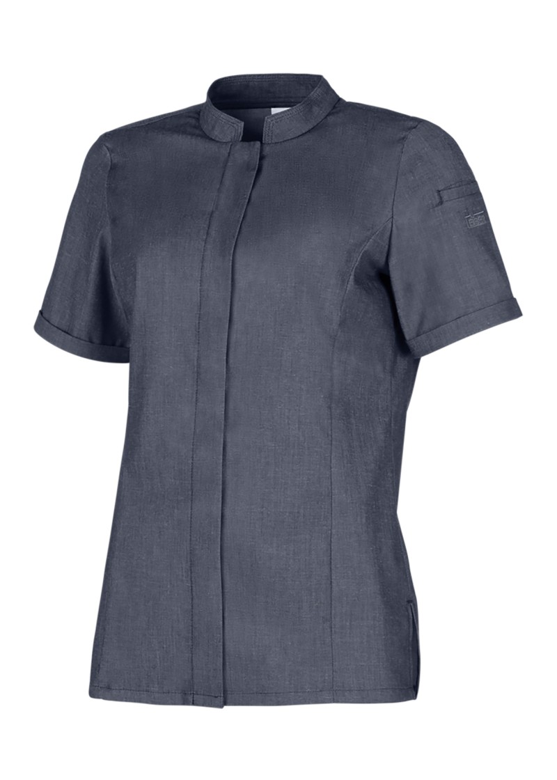 Kochhemd für Damen in Jeansgrau