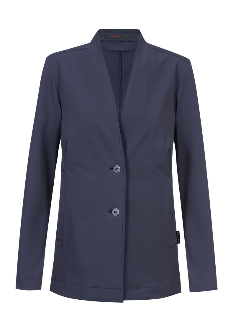 Damen-Jacke in Marine mit Recycled Material