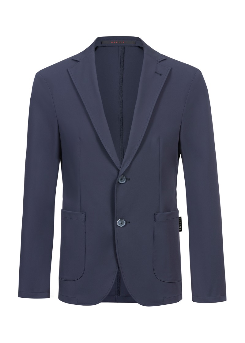 Herren - Sakko in Marine mit Recycled Material