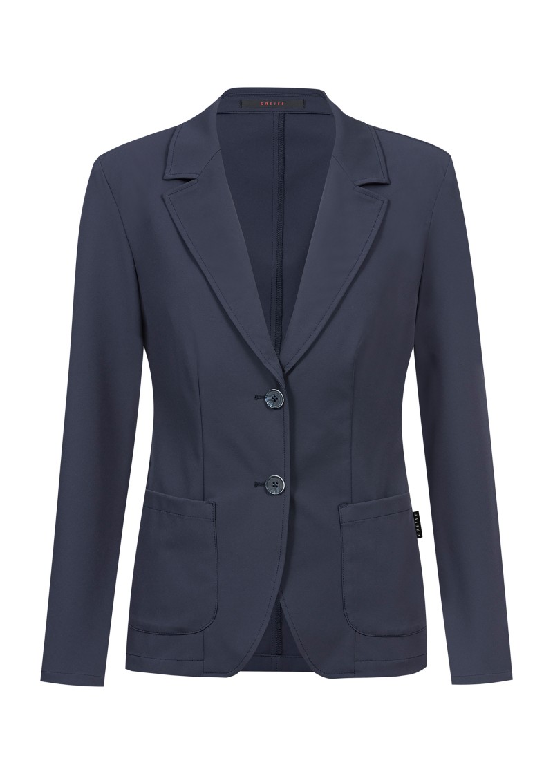 Damenblazer in Marineblau aus recycelten Material