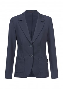 Damen-Blazer in Marine von Greiff recycelt vorne