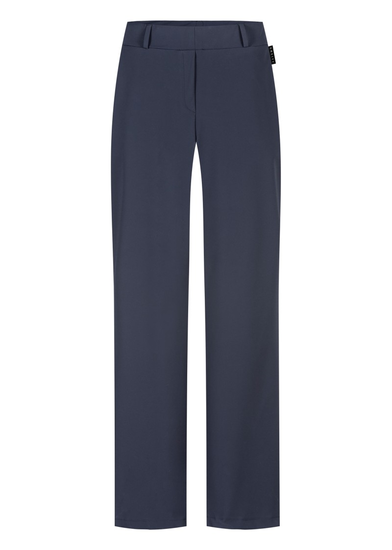 Marineblaue Damen Businesshose aus recycelten