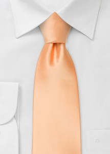 Sicherheits-Krawatte apricot Kunstfaser elegant