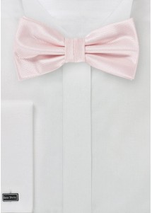 Herrenfliege uni strukturiert blush
