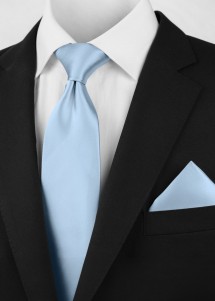 Businesskrawatte und Kavaliertuch im Set -