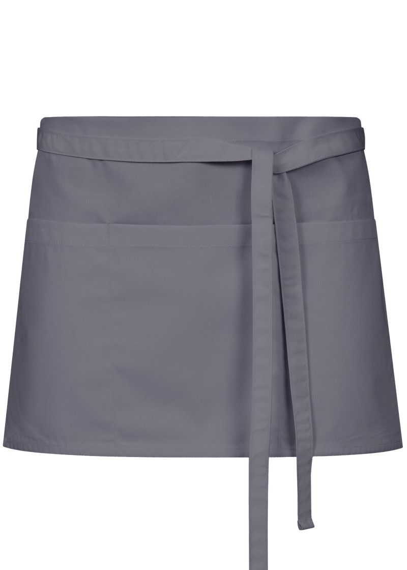 Grauer Vorbinder mit Taschen