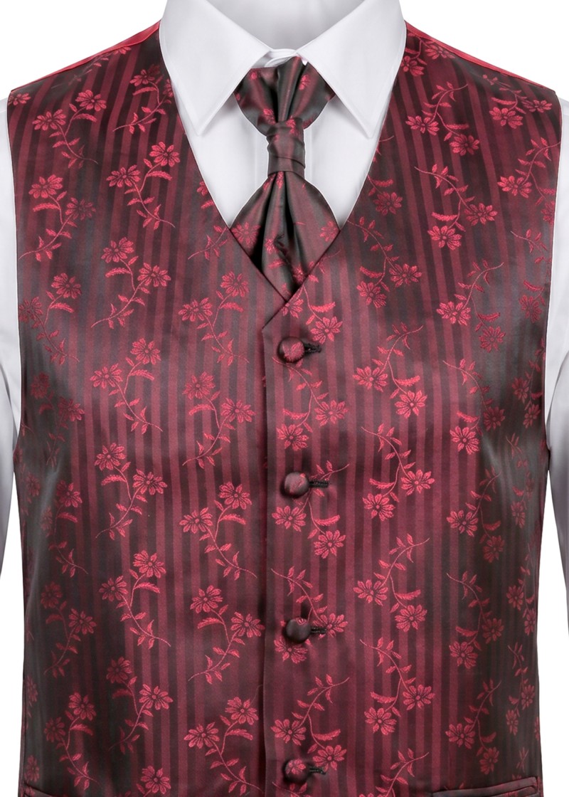 Hochzeitsweste Set in Rot (Lorenzo Guerni)