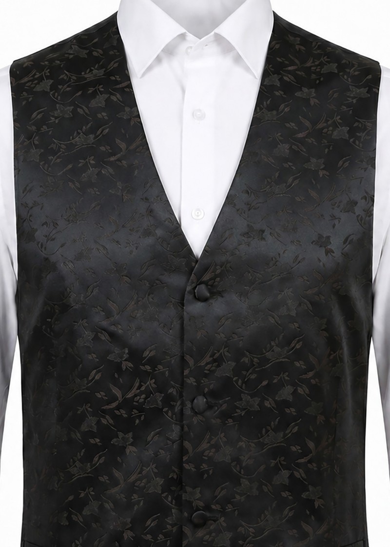 Weste mit floralem Muster Braun Ashford