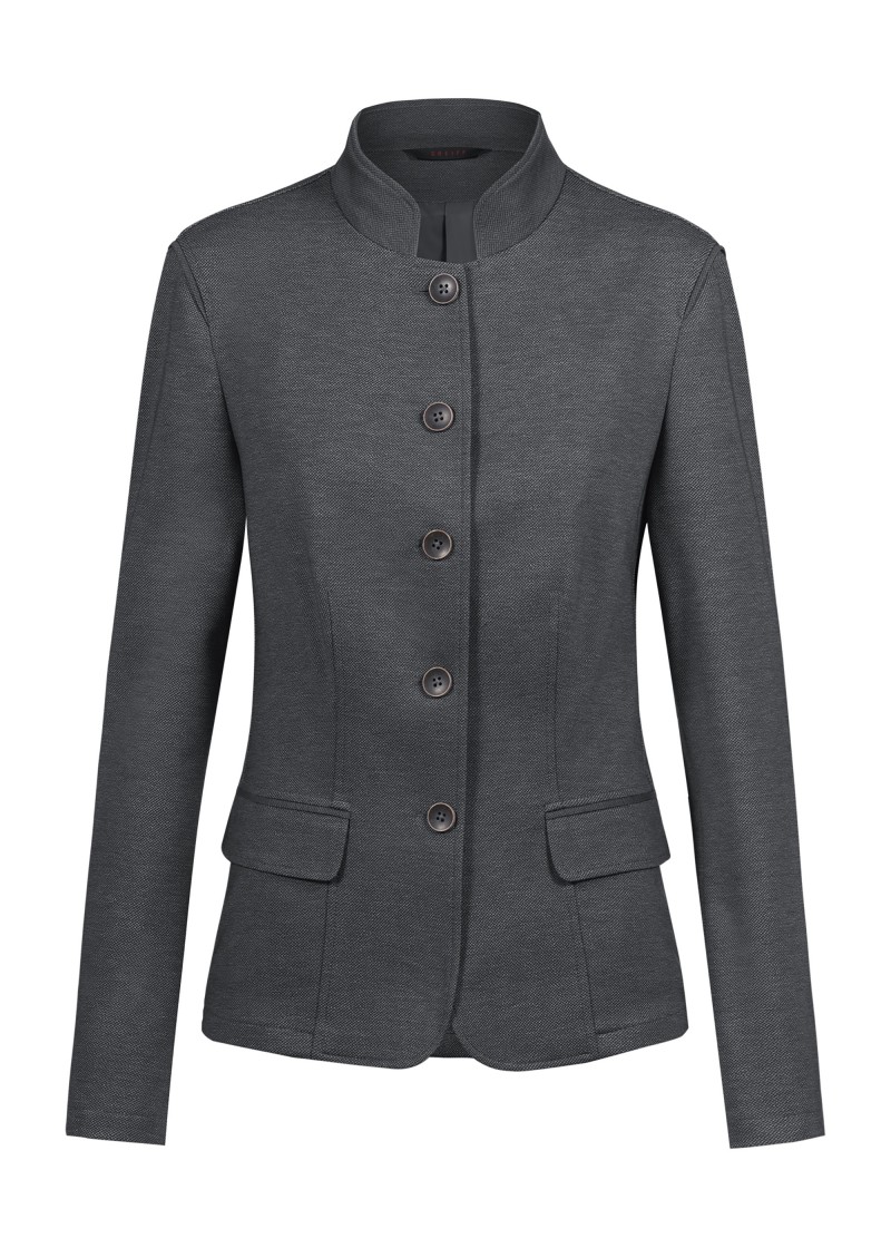 Damenblazer im Trachten-Look (grau)