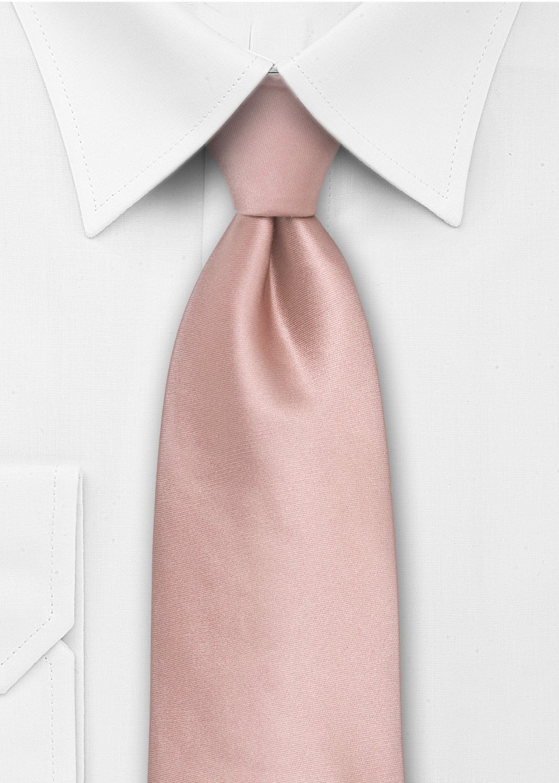 Roséfarbene Krawatte