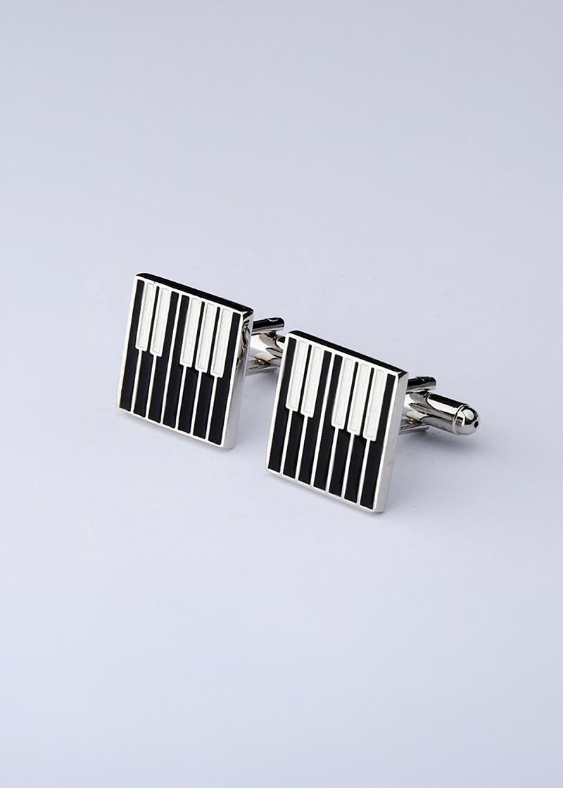 Stilvolle Manschettenknöpfe im Keyboard-Design