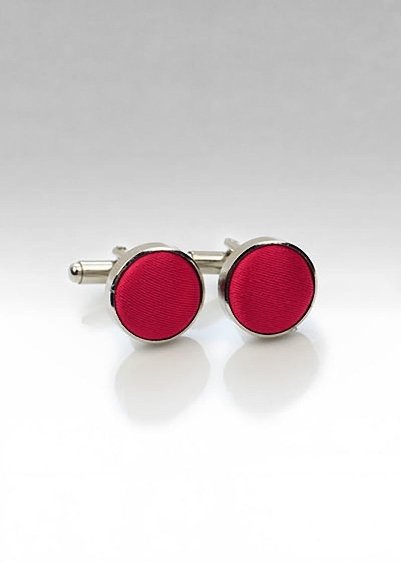 Cufflinks Stoff sherryrot