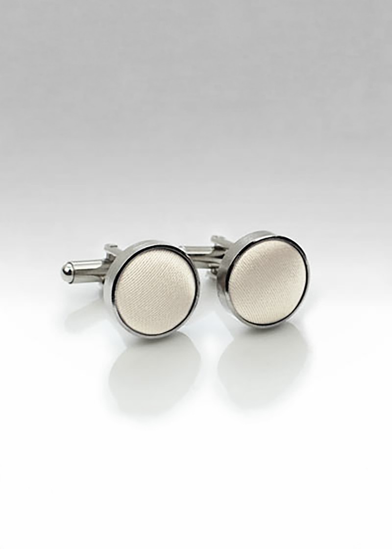 Cufflinks Stoff champagner