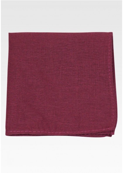 Einstecktuch aus dem gleichen Stoff und Farbe