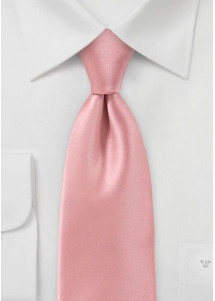 Krawatte italienische Mikrofaser rose elegant