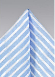 Ziertuch himmelblau Linien
