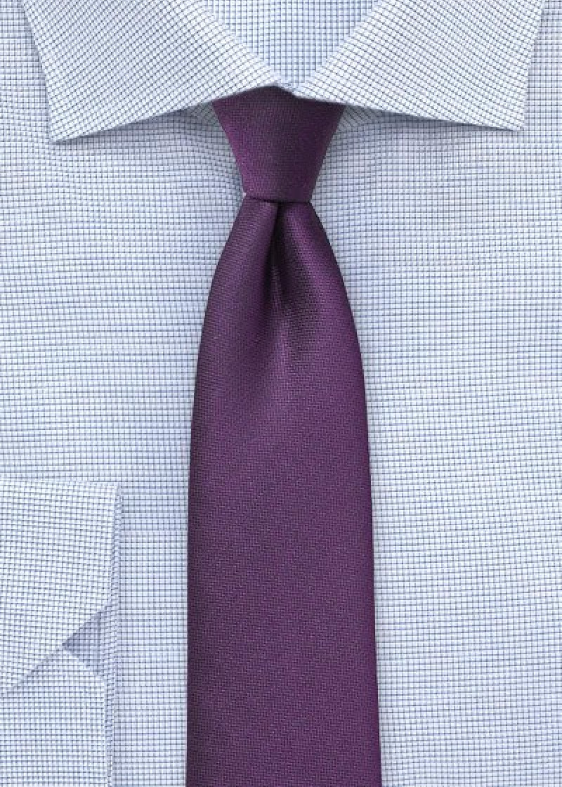 Krawatte monochrom violett