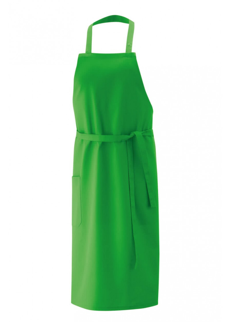 Latzschürze klassisch in Lemongreen