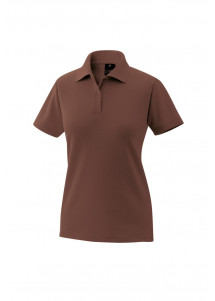 Toffeefarbenes Damen Poloshirt