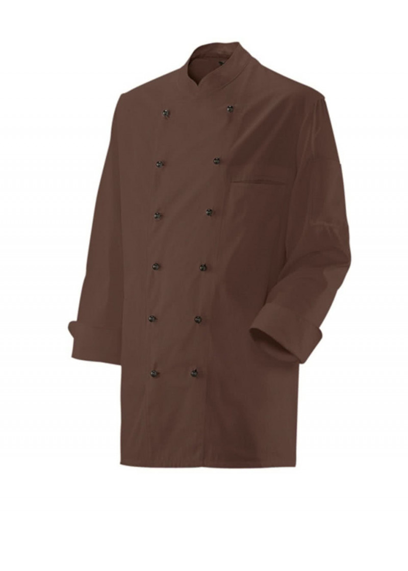 Kochjacke (langarm) in Toffee