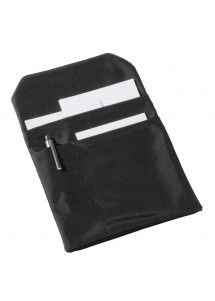Schwarze LEIBER Gürteltasche aus robustem PVC