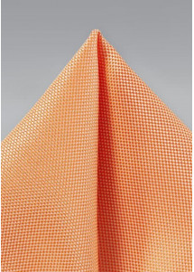 Einstecktuch Struktur blassorange