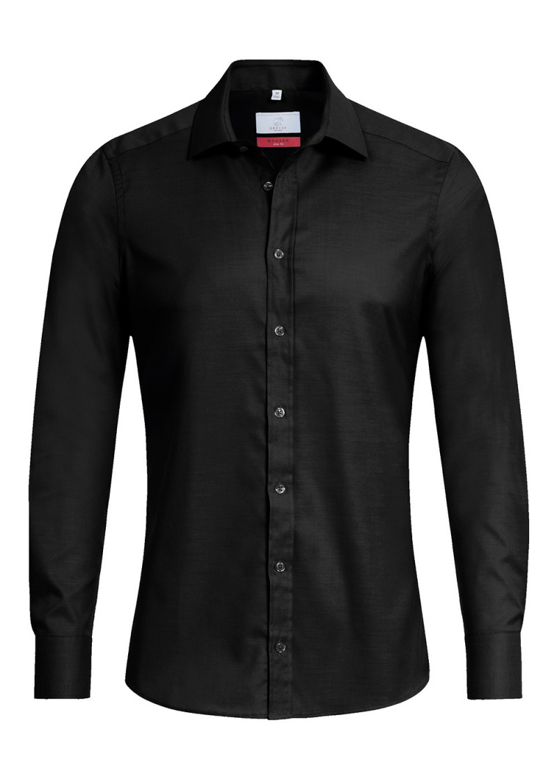 Schwarzes Herren-Hemd (Slim Fit)