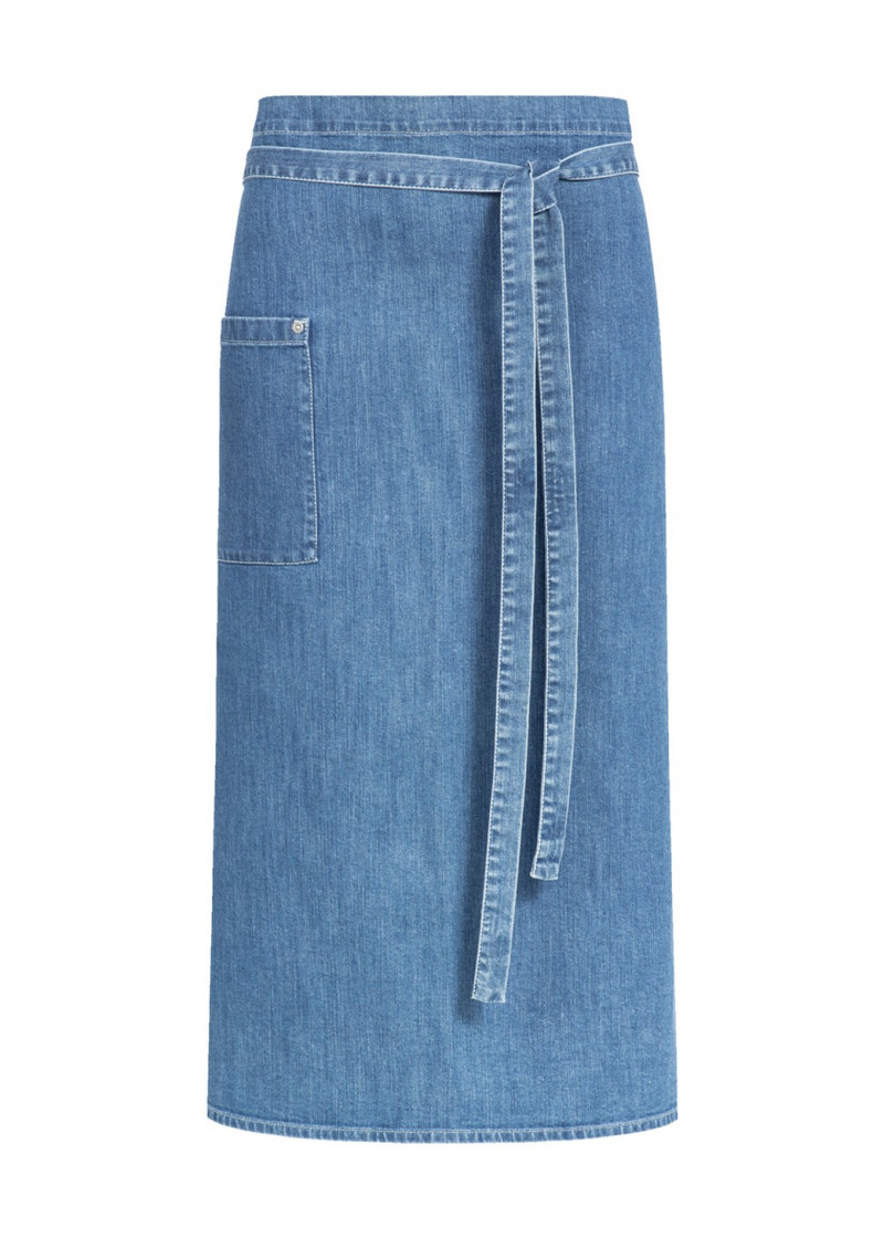 Light Blue Denim Bistroschürze (100 x 80 cm)