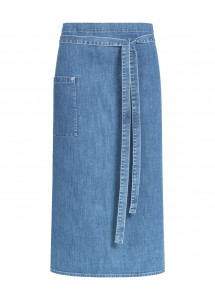 Light Blue Denim Bistroschürze (100 x 80 cm)